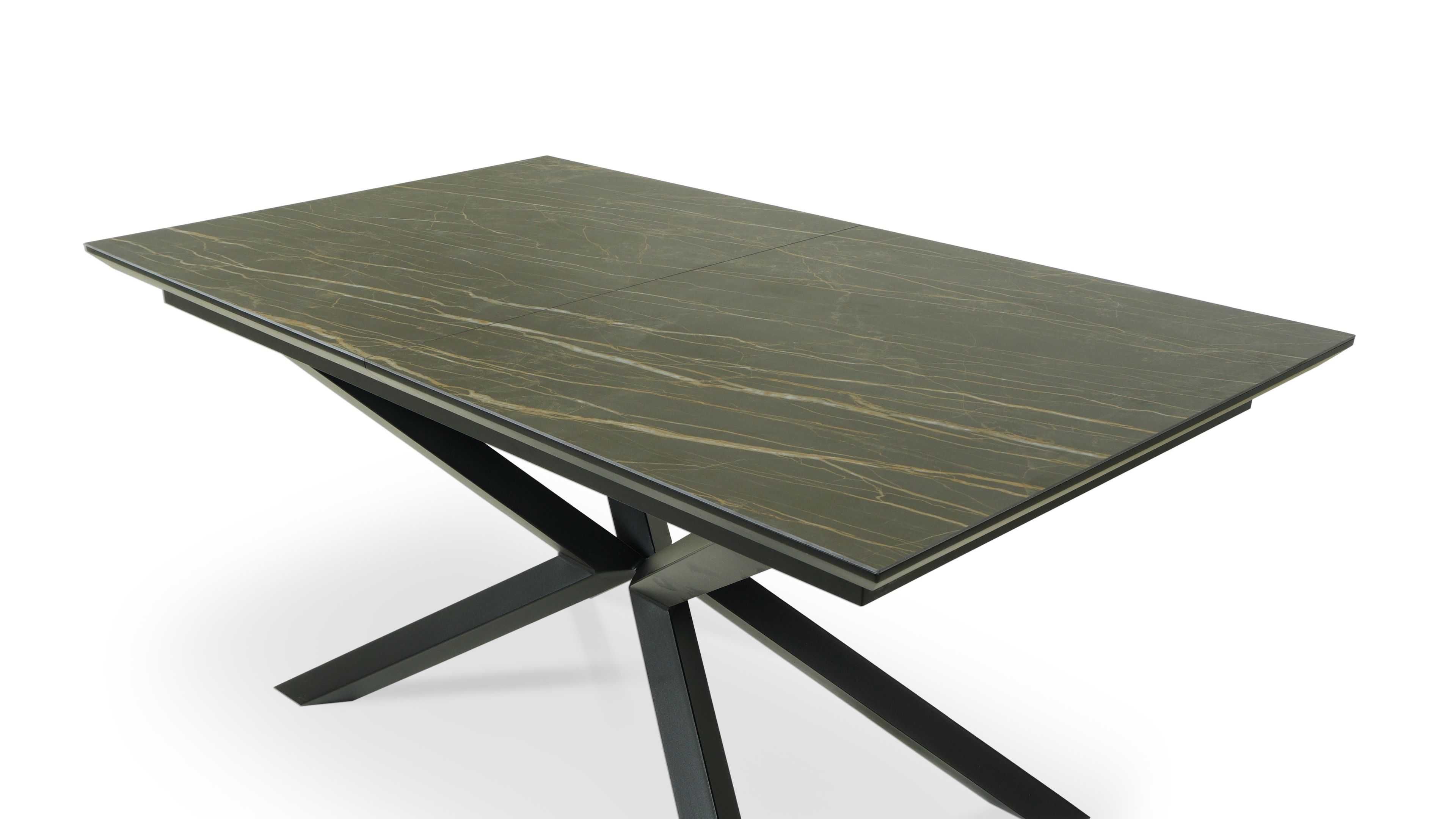 Stół ze spieku kwarcowego rozsuwany 200-300x100cm NOIR
