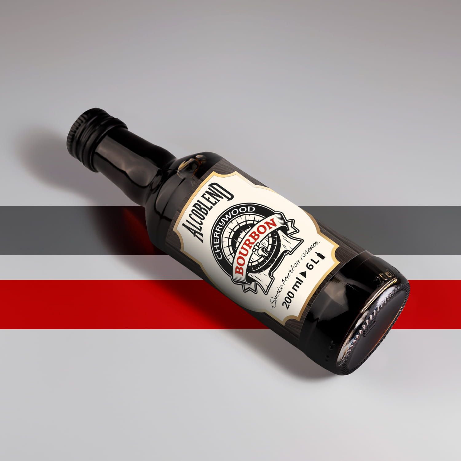 Zaprawka - esencja do alkoholu ALCOBLEND - Cherrywood Bourbon - 200 ml