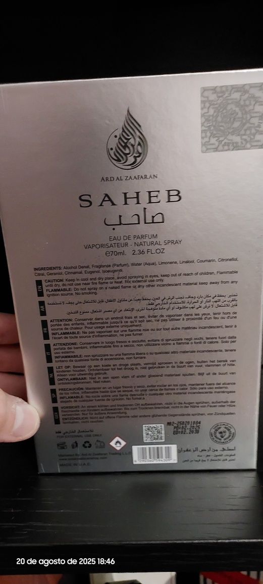 Ard Al Zaafaran Saheb Intense