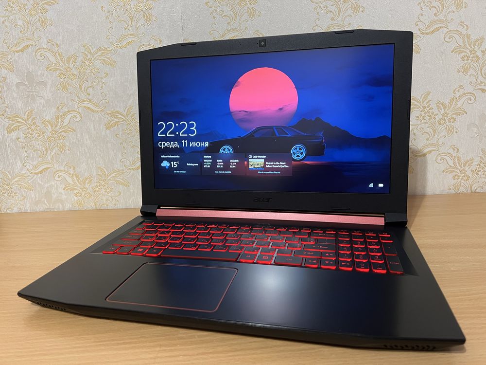 Ігровий ноутбук acer nitro 5 i7-7700hq/gtx 1050ti/ssd/hdd/ddr4
