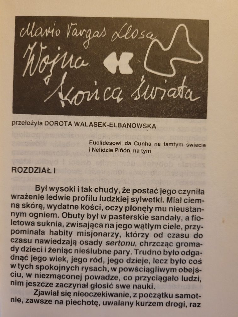 Literatura na Świecie nr 8-9 (205-6) Esej francuski M.V.Llosa 1988