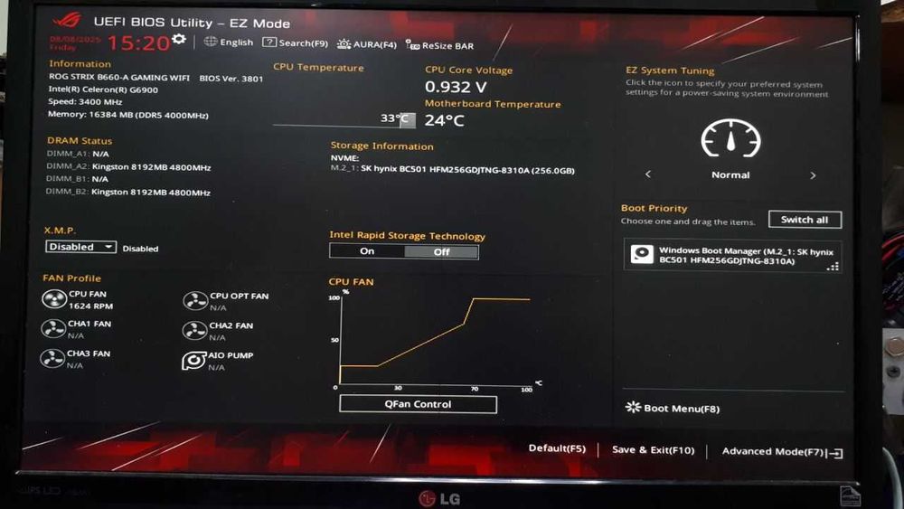 Материнська плата Asus Rog Strix B660-A Gaming WiFi