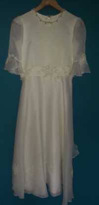Alba, sukienka komunijna długa dla dziewczynki rozmiar 152