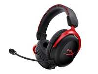 HyperX Cloud II sem fio - Headset gamer (preto-vermelho)