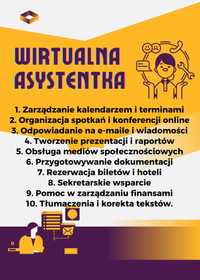 Wirtualna asystentka - szybka i profesjonalna pomoc online