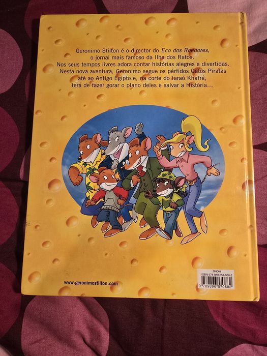Livro O Segredo da Esfinge - Gerónimo Stilton - Como novo