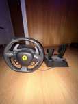 Volante + Pedais THRUSTMASTER T80 Ferrari 488 GTB (PS5/PS4/PC - Preto)