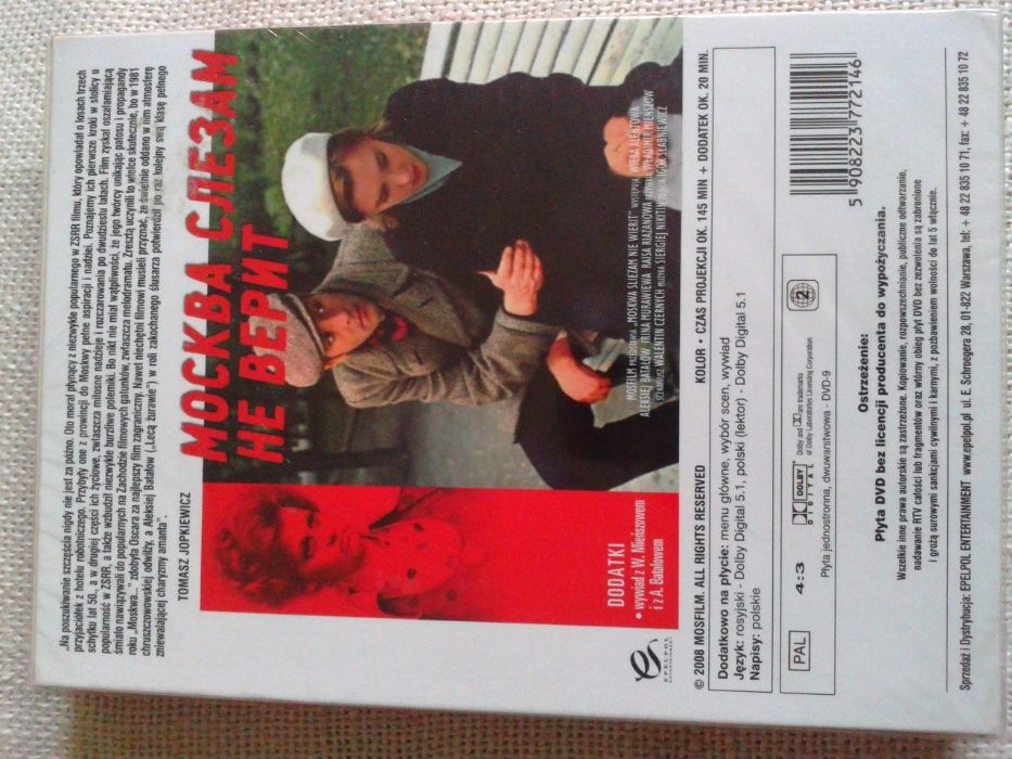 Moskwa nie Wierzy Łzom DVD