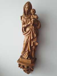 Madonna z Dzieciątkiem, drewniana rzeźba, wysokość 37cm do powieszenia