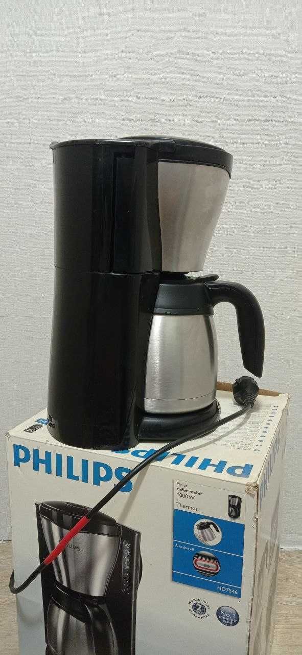 Крапельна кавоварка Philips з термоглечиком    (Б/В у гарному стані)