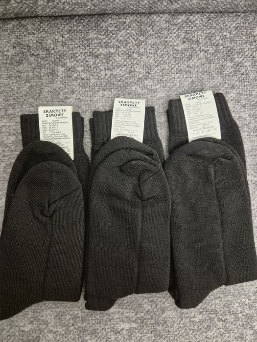 Skarpety zimowe wzór 539/MON, 3pary