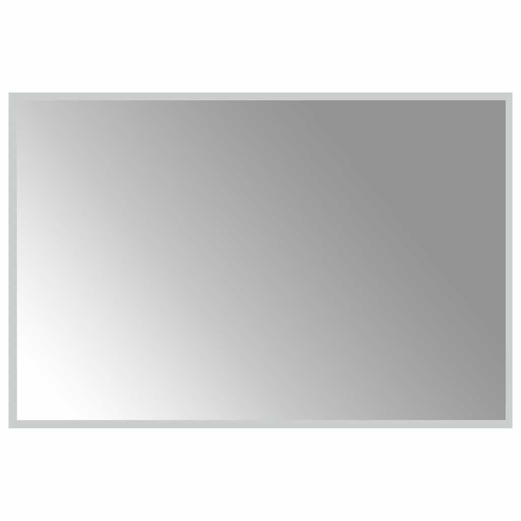 Lustro łazienkowe LED 90x60 cm IP65 z interfejsem USB Przezroczyste