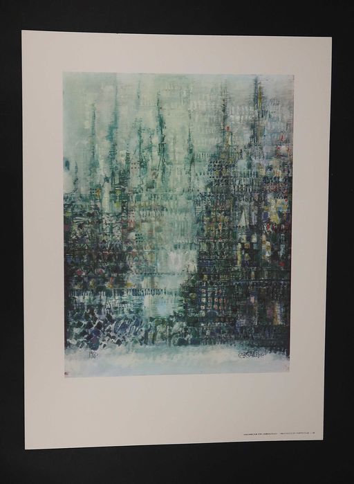 Manuel Cargaleiro - Litografias, cada