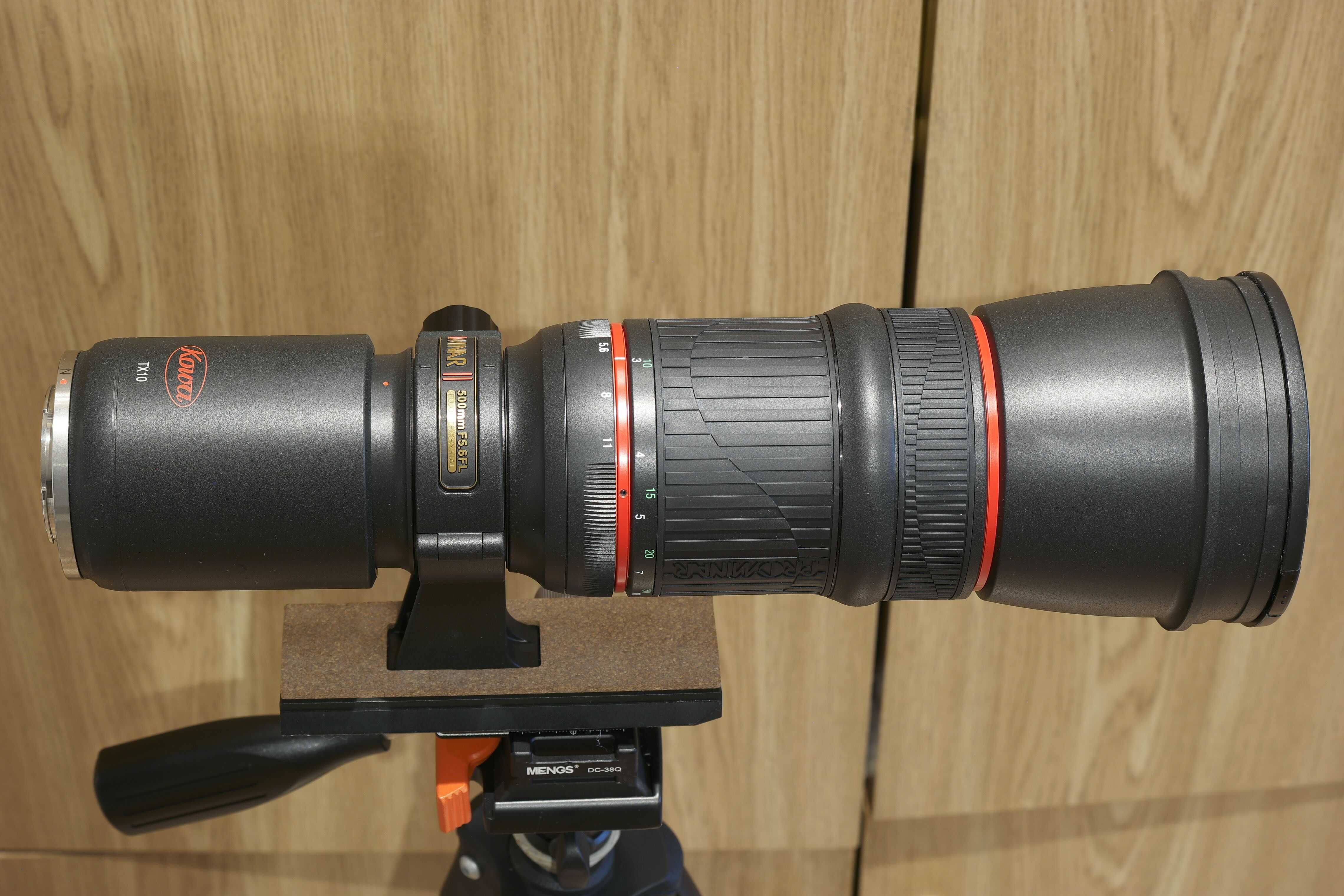 Obiektyw Kowa Prominar 500mm F5,6 mocowanie Nikon.Fluorite crystal.