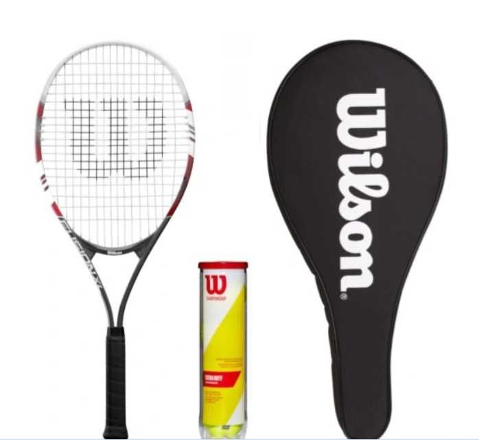 Zestaw  Rakieta WILSON MATCHPOINT XL+3 piłki+Pokrowiec na dwie RAKIETY