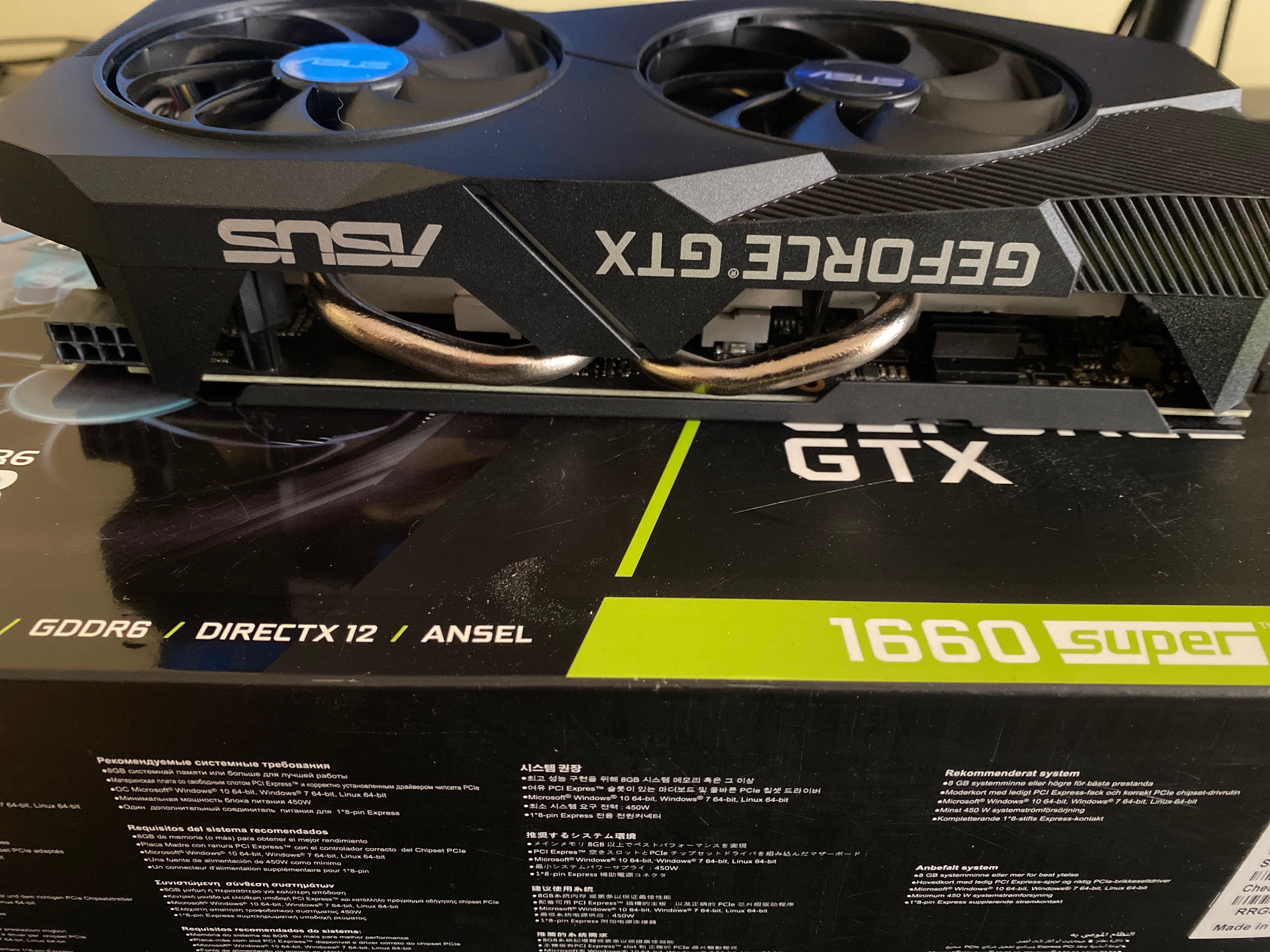 Karta graficzna Asus GTX 1660 SUPER Dual Evo 6 GB