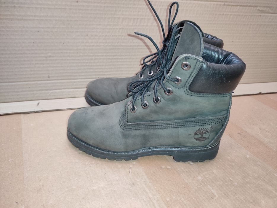 Кожаные ботинки унисекс Timberland оригинал Made in USA! 23.5см