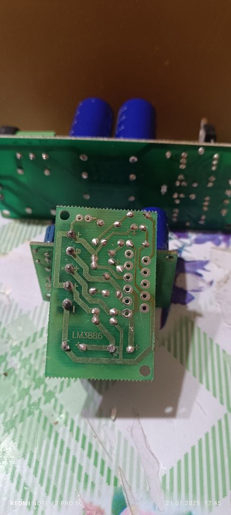 Конструктор усилителя lm3886