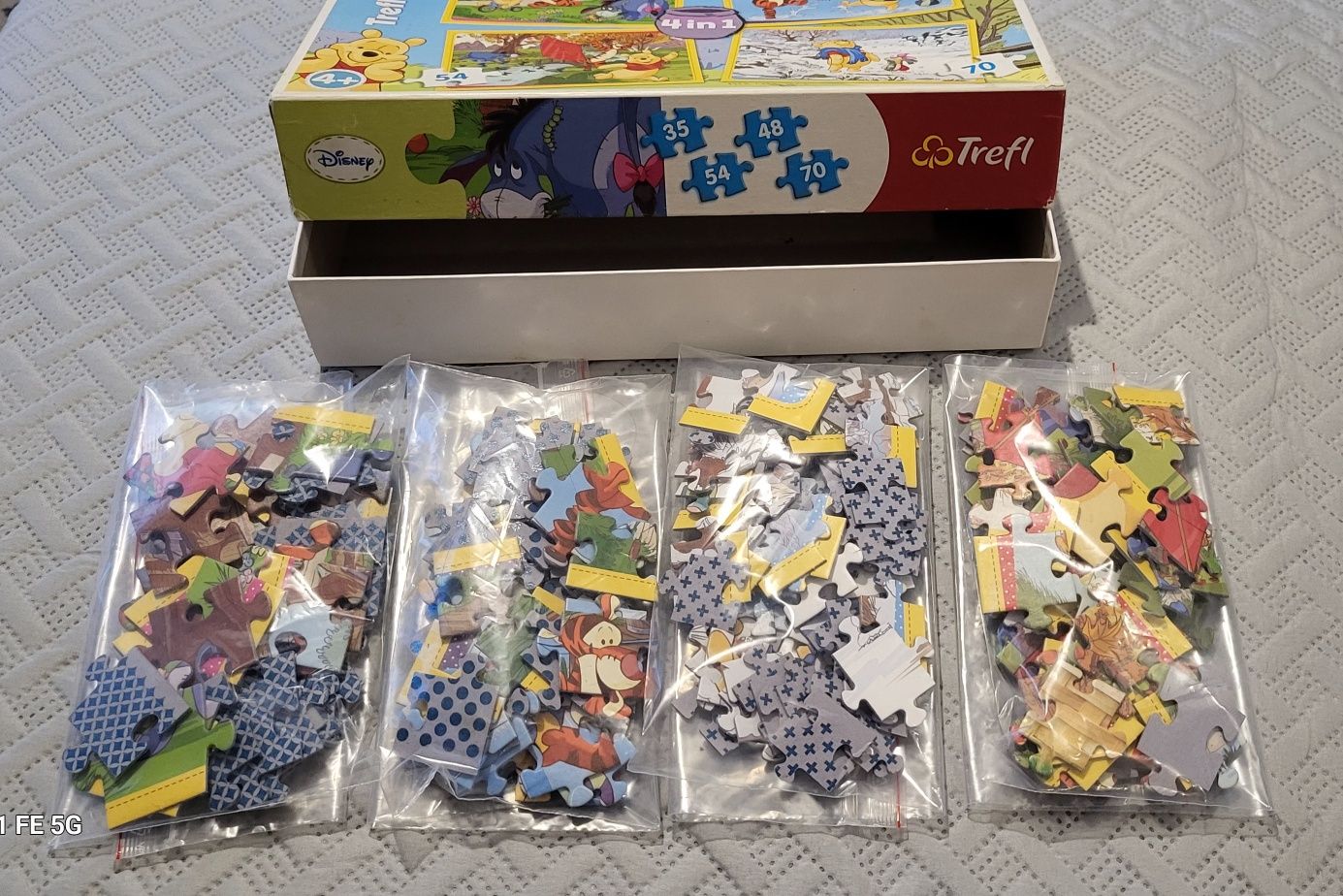 Puzzle Trefl 4in1 "Miś Puchatek"