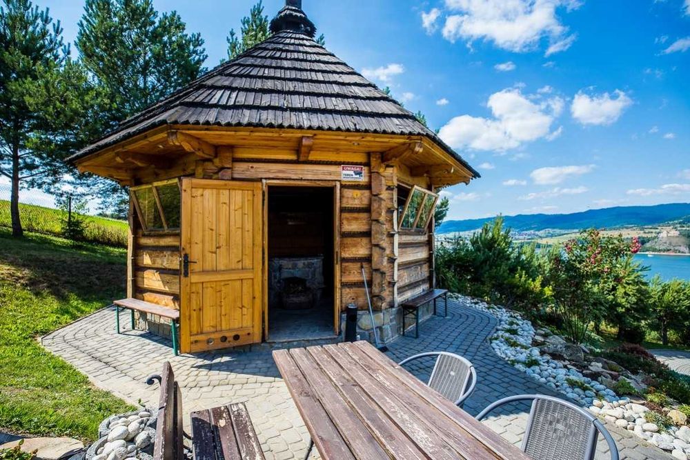 Jezioro Czorsztyńskie- podgrzewany basen, sauna, jacuzzi, siłownia