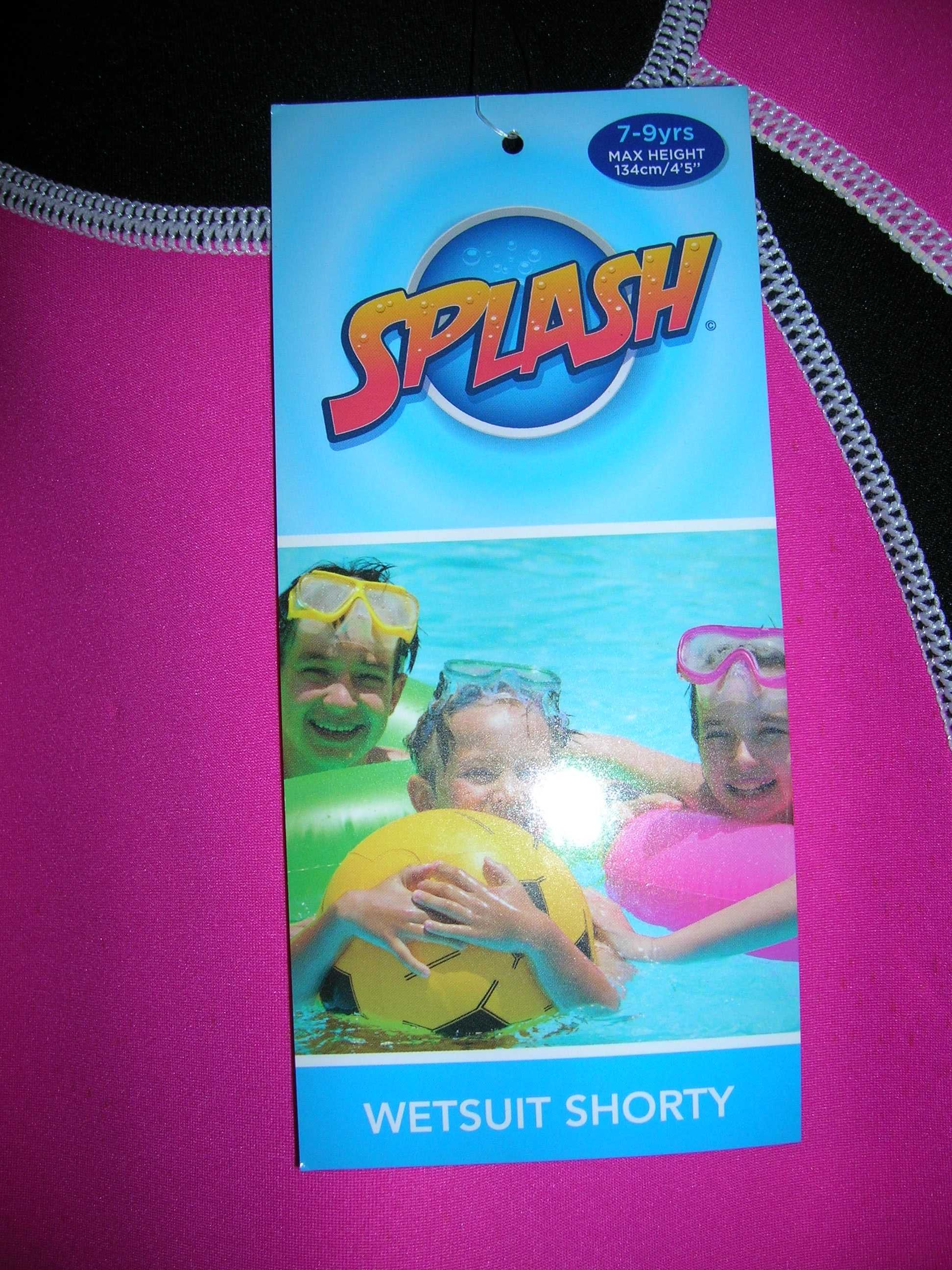 Укорочений неопреновий гідрокостюм splash на  7-9  років  /дівчинка/