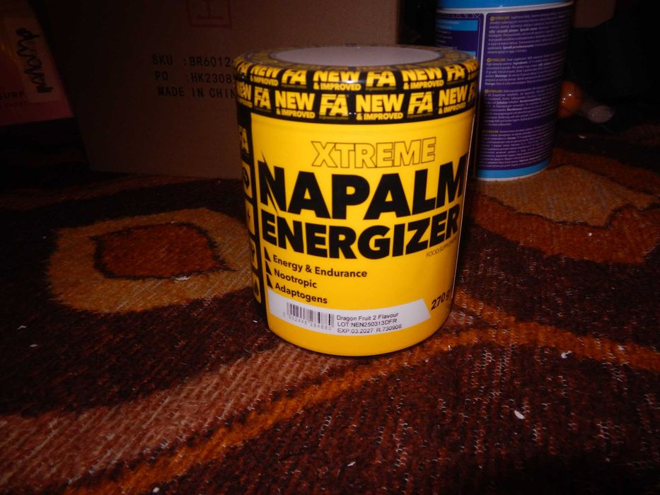 Wyprzedaż->FA Xtreme Napalm Energizer 270g KREATYNA SIŁA WYTRZYMAŁOŚĆ