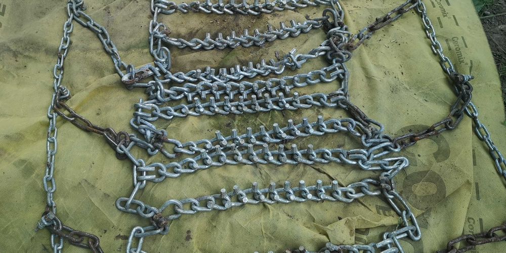 Łańcuchy na koła do ciagnika MTZ, zrywkowe, leśne, gęste