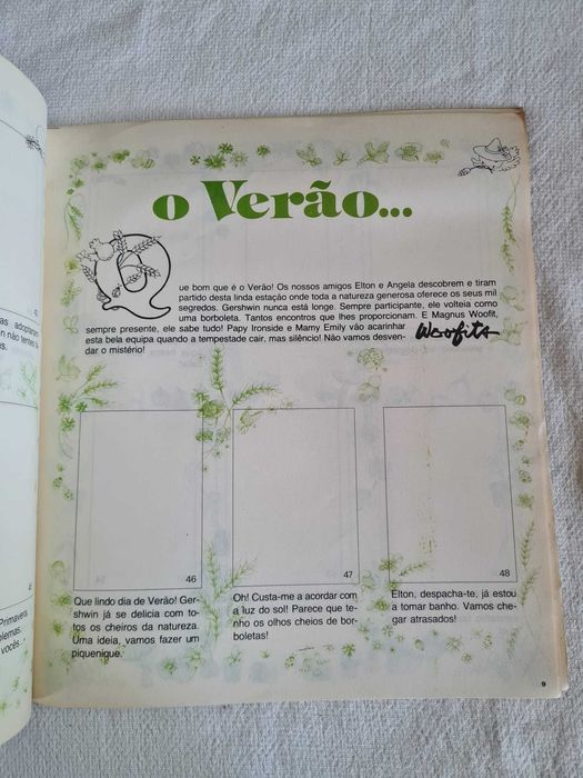 caderneta woofits as 4 estações