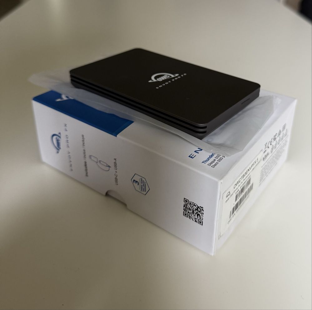 Dysk twardy SSD firmy OWC model Envoy Pro FX 512gb NOWY