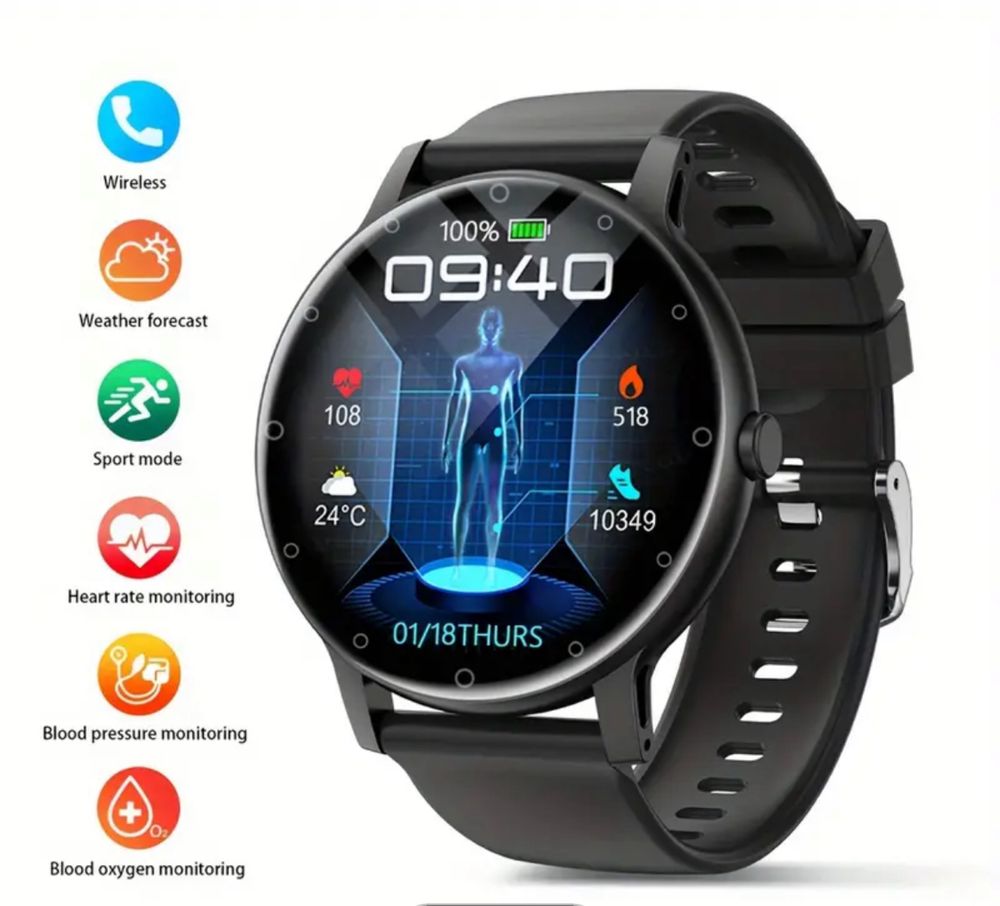 Smartwatch Hiphone com conexao ao telefone