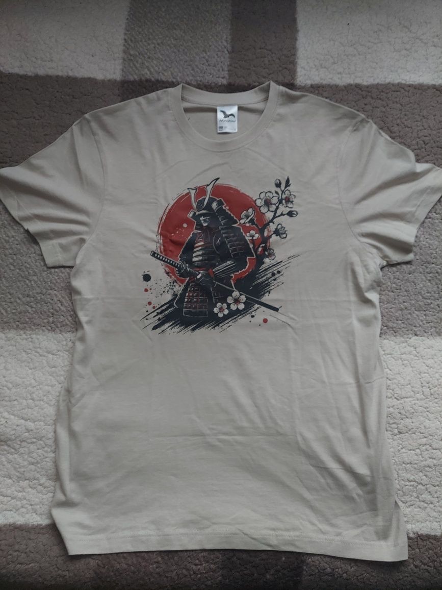 Koszulka samuraj katana t-shirt japonia rozmiar L