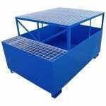 Wanna wychwytowa z rączka i kółkami 250 L