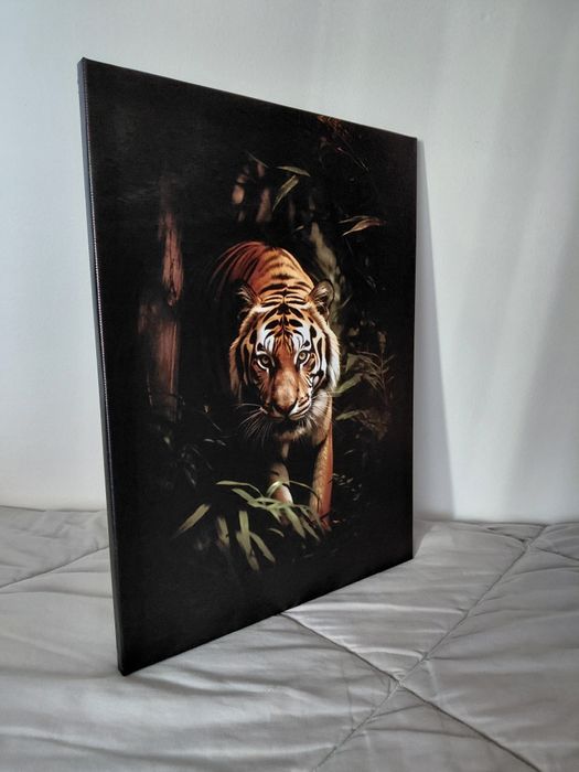 Quadro em tela tigre