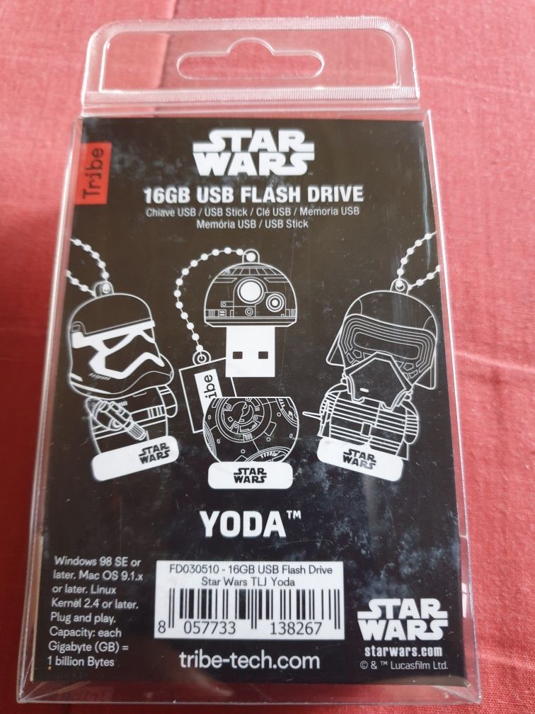 Pen USB 16 GB Yoda Tribe Nova com Factura e 2 Anos de Garantia