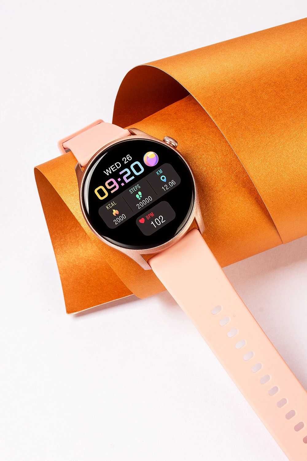 SmartWatch SKY 8 kroki, kalorie, tętno, ciśnienie, powiadomienia, PL.