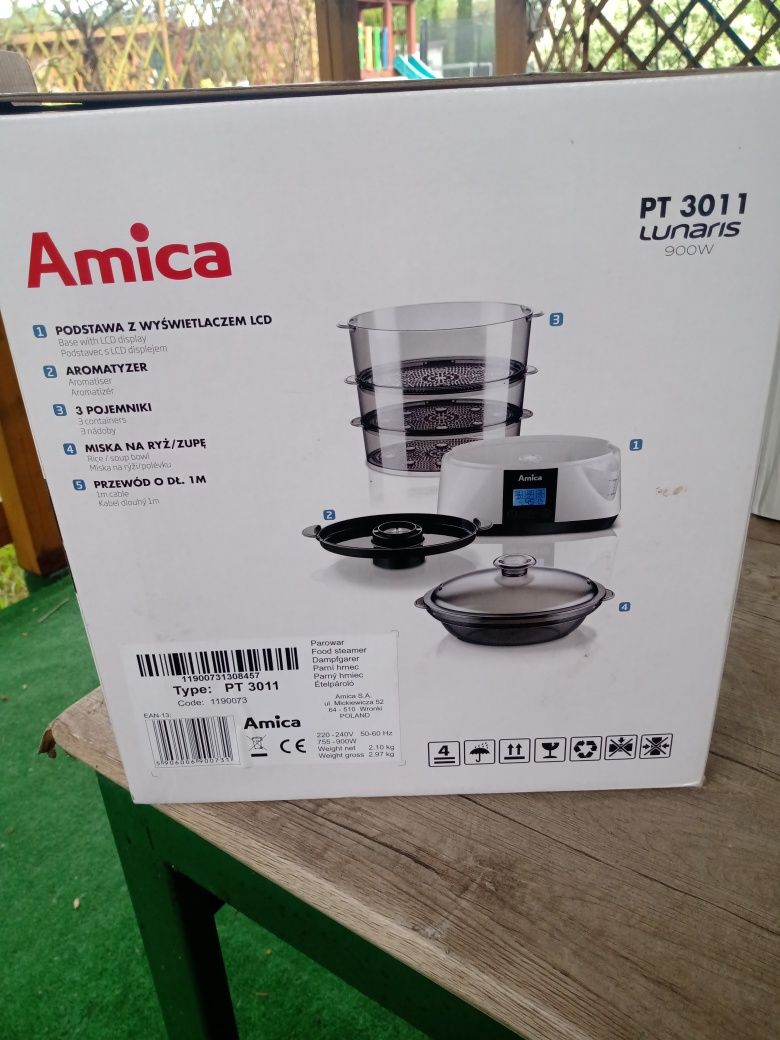 Parowar Amica PT 3011 lunaris 900 W