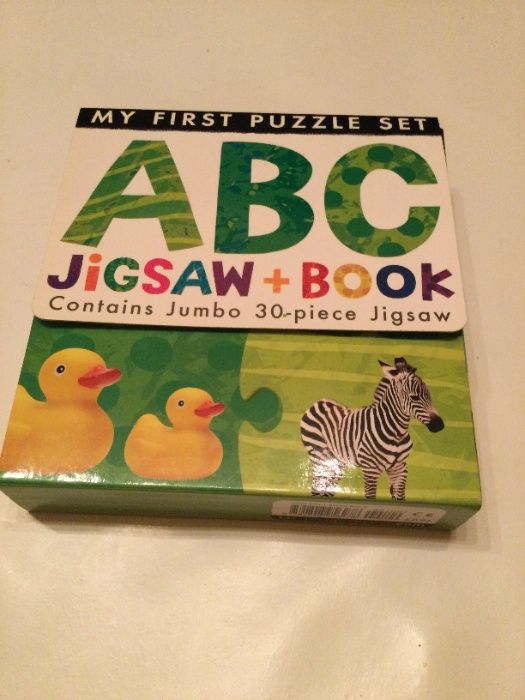 Продам пазлы для малышей " ABC Jigsaw + Book"