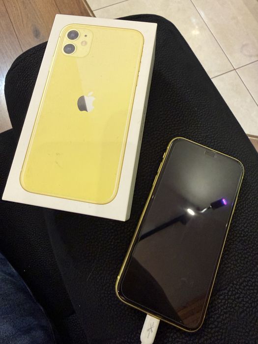Iphone 11 64gb,pudełko,kabel lightning