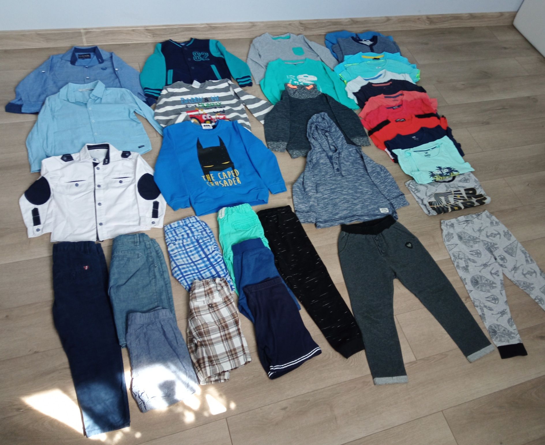 Mega paka(30 sztuk) 98/104 spodnie,bluzy, t-shirty,szorty