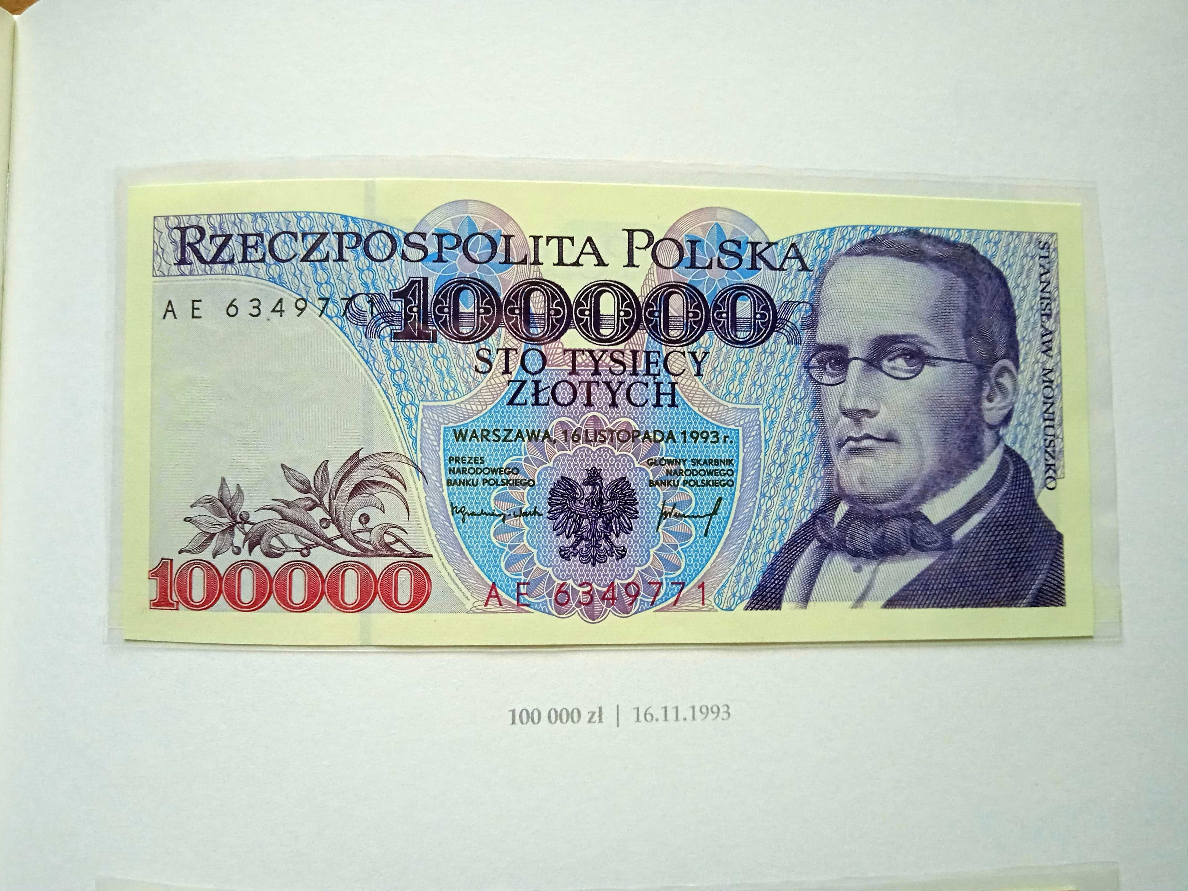 100000 zł  1993    st.1 UNC