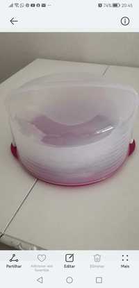 Porta bolos Tupperware