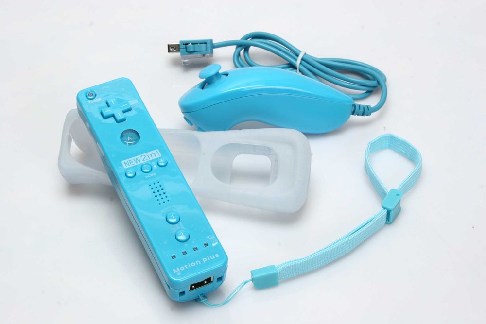 Pilot 2 w 1 Motion Plus Wii Remote Controller Gamepad  do Nintendo Wii