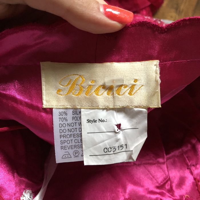 Сукня Bicici шовкова вечірня випускне M-L фуксія