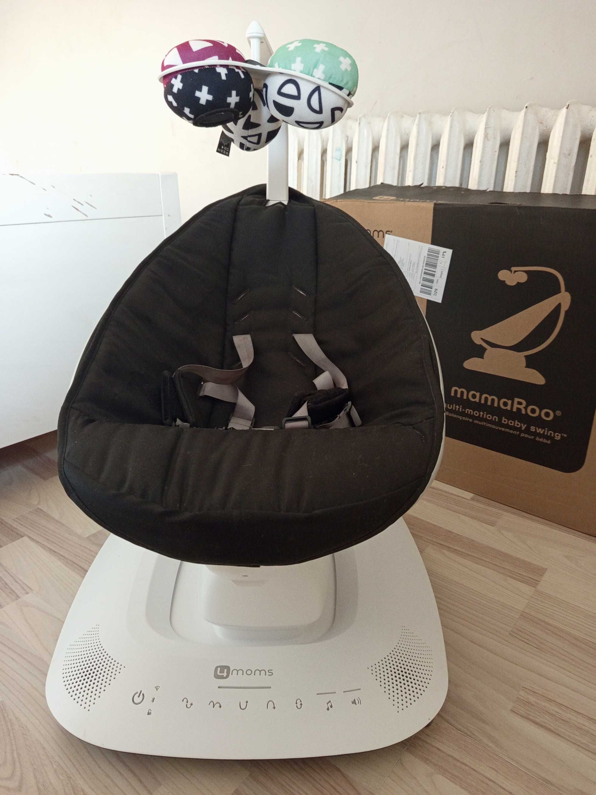 4moms Leżaczek Fotelik Kołyska Huśtawka MammaRoo