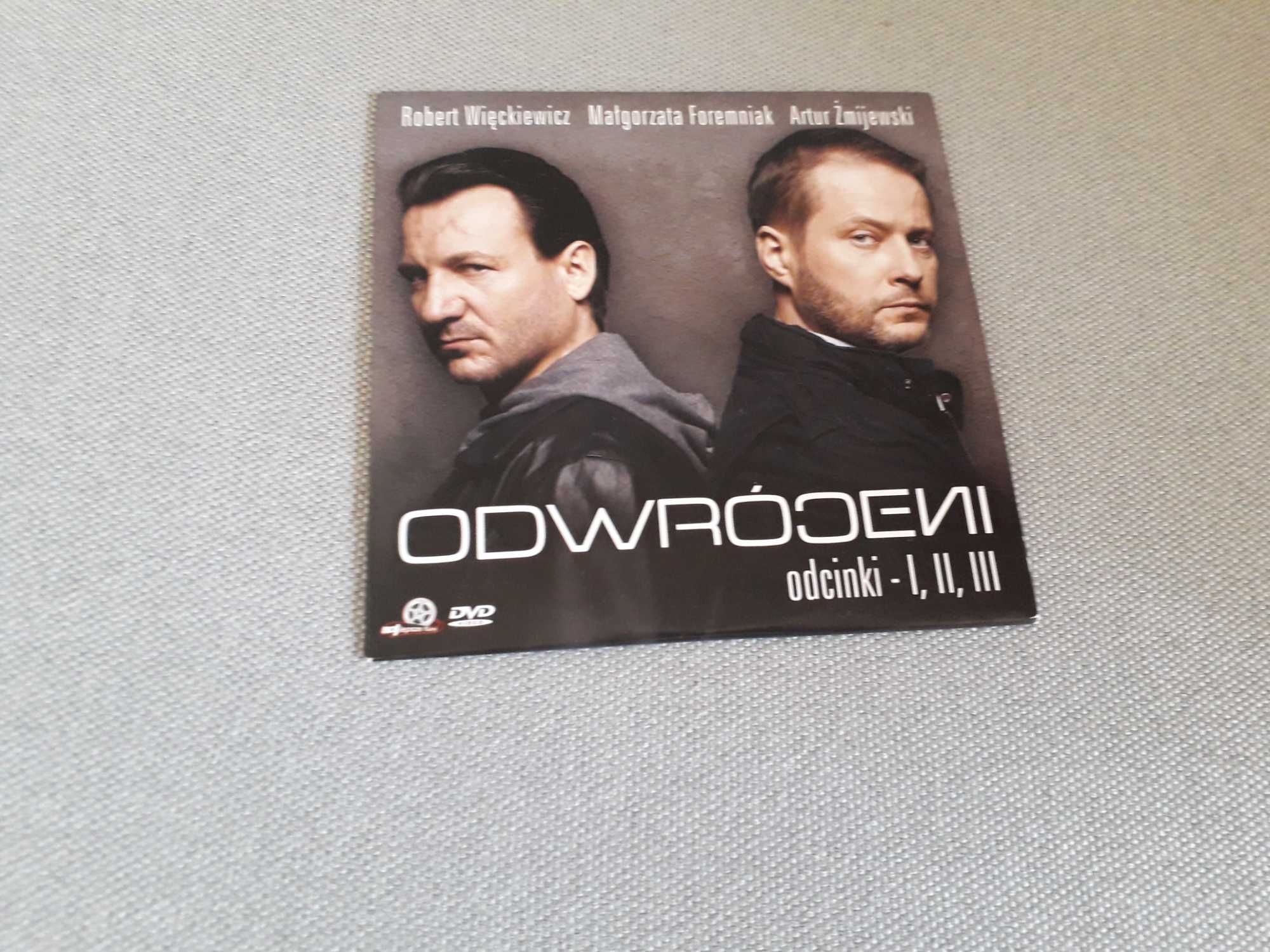 Odwróceni dvd Więckiewicz Żmijewski Foremniak odc. 1, 2 ,3