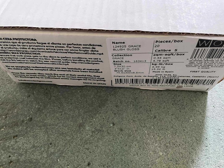 Płytki ceramiczne Wow Grace Blush Gloss