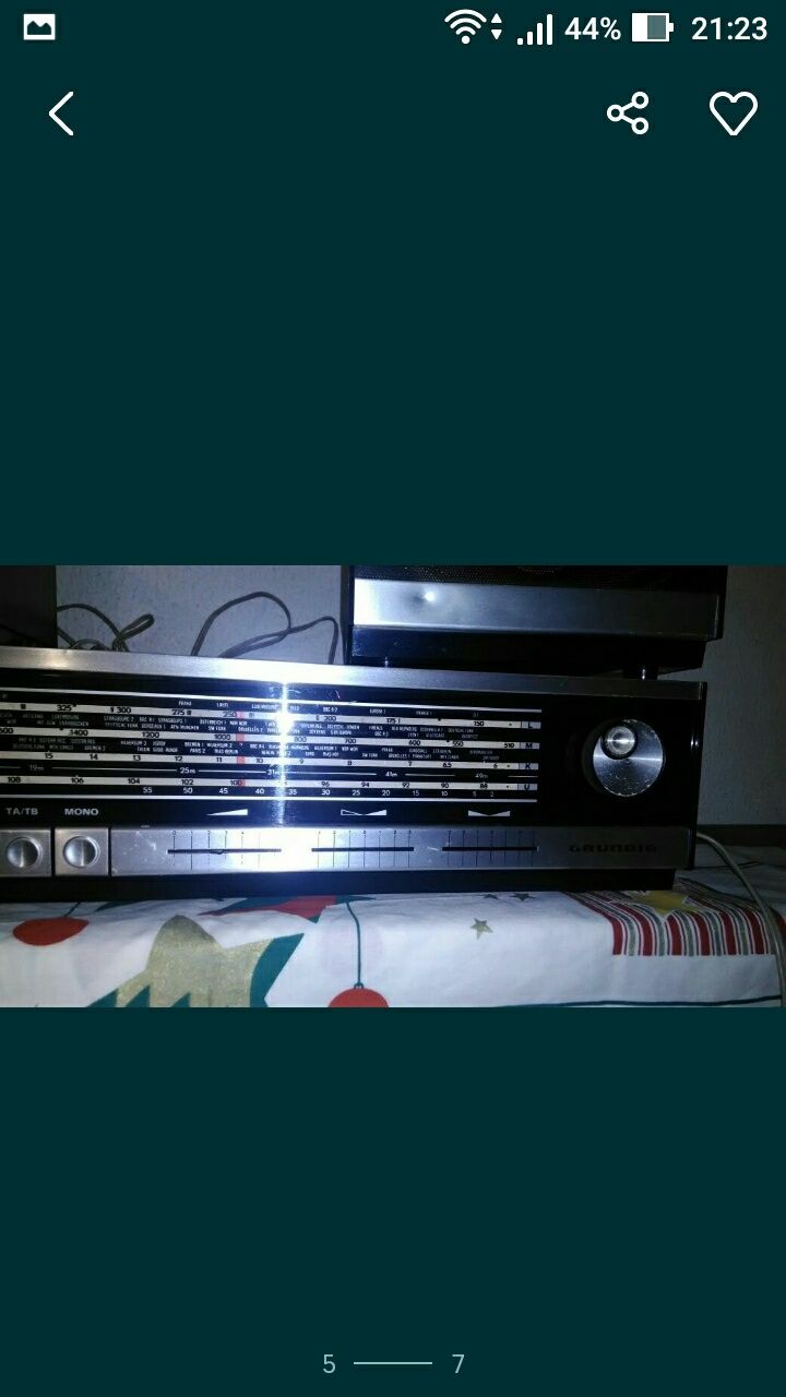 Rádio grundig RTV 500 clássico