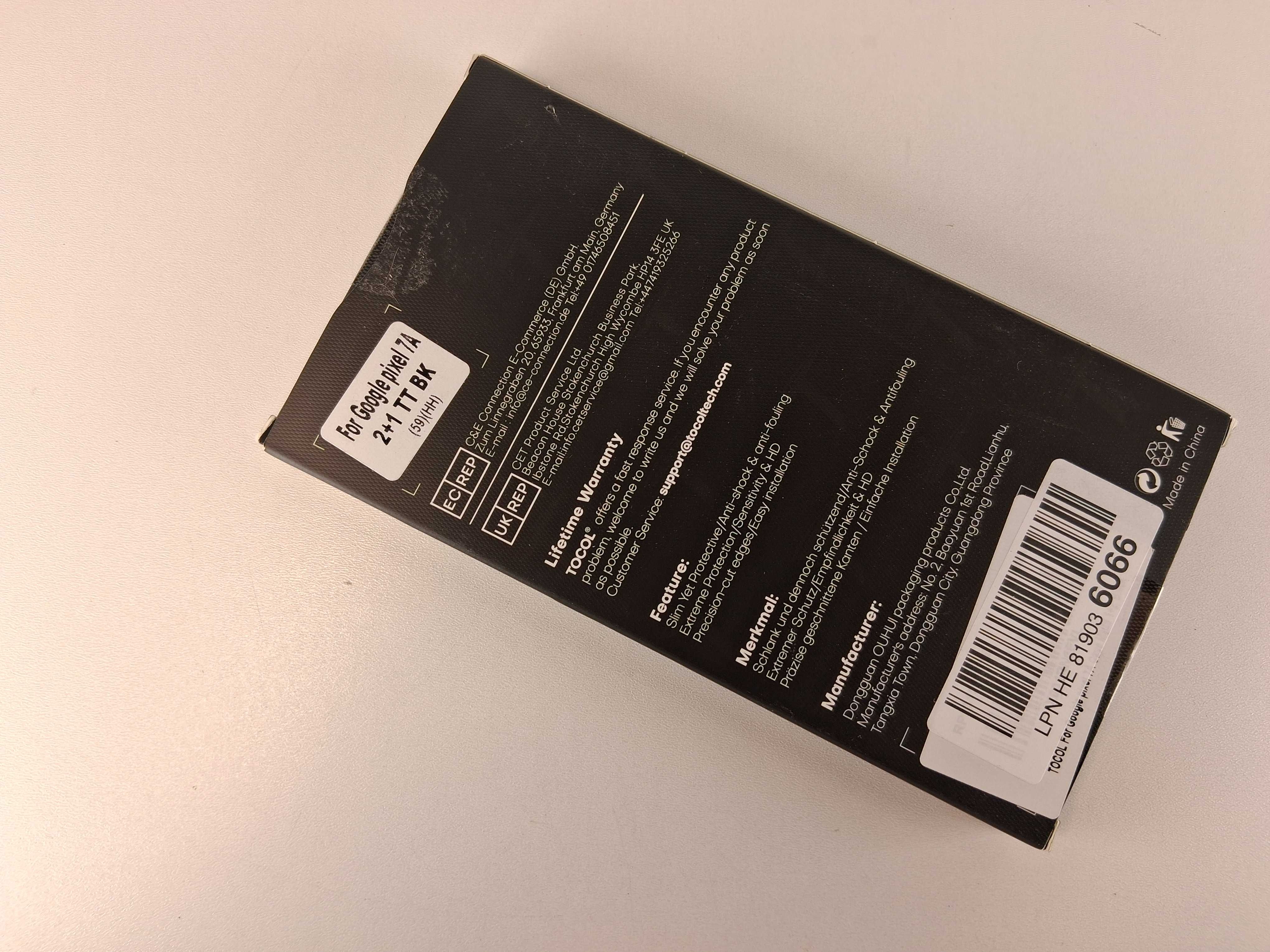 Y101 Etui Tocol Google Pixel 7A Szkło Hartowane Folie Ochronne