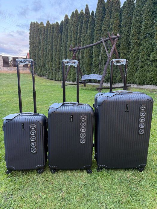 Валіза дорожня на 4х колесах Чемодан з полікарбонату 38л 63л 97л WINGS