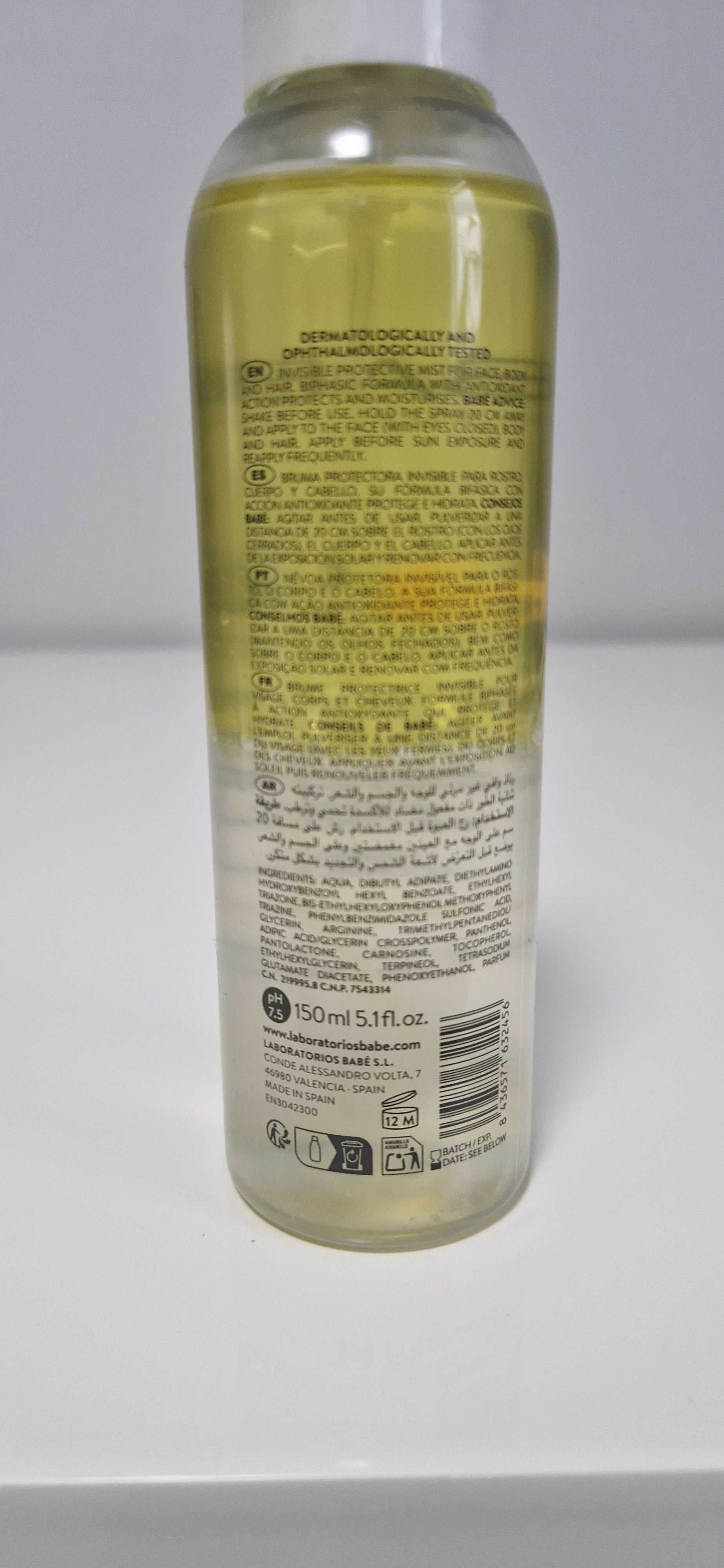 Laboratorios Babé - PROTECTIVE MIST SPF 50 - 150 mln